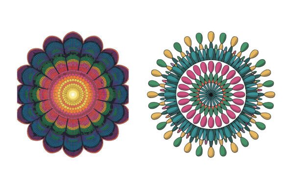 Download Dot Mandala Design Clipart Illustration - Design Collection