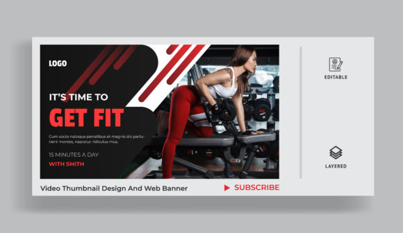 Download Fitness Thumbnail Design for Any Videos. - Design Collection