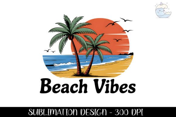 Download Beach Vibes Holiday Season Design Png - Design Collection