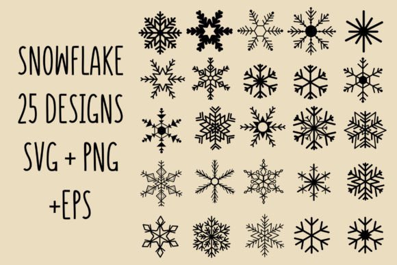 Download Snowflake Svg Bundle - Snowflake Collection