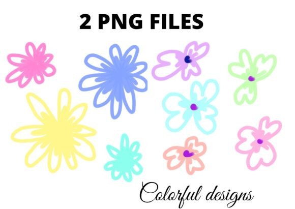 Download Colorful Watercolor Floral Art Design - Design Collection