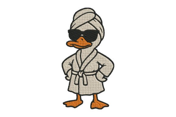 Download Funny Duck Embroidery Design - Design Collection