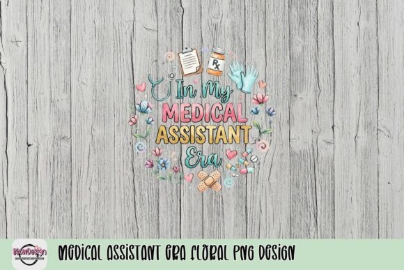 Download Medical Assistant Era Floral PNG Design - Design Collection