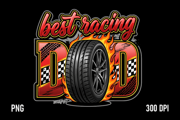 Download Best Racing Dad PNG Design - Design Collection