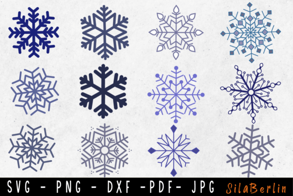 Download Snowflake Svg, Snowflake Svg Bundle - Snowflake Collection