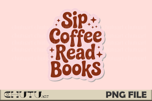 Download Coffee &amp; Books Retro PNG Design - Design Collection
