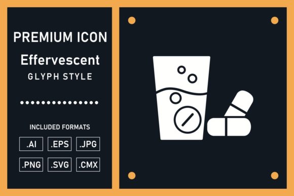 Download Effervescent Vector Glyph Icon Design - Design Collection