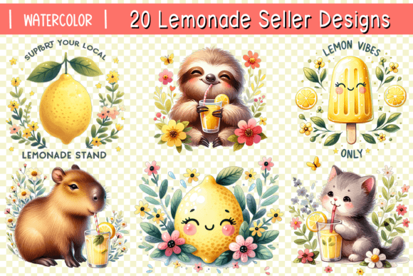 Download 20 Cute Lemonade Seller Designs Clipart - Design Collection
