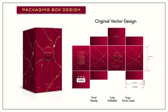 Download Luxury Perfume 3d Box Packaging Design - Design Collection