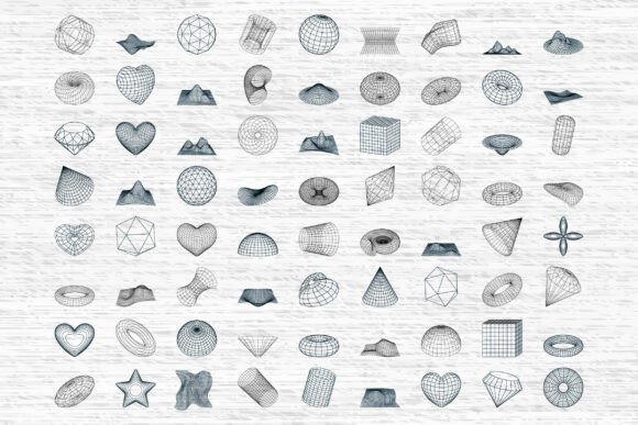 Download Streetwear Futuristic Shapes Element SVG - Futuristic Collection