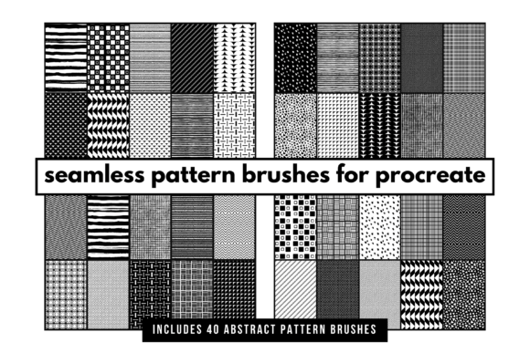 Download Seamless Pattern Brushes for Procreate - Procreate Collection