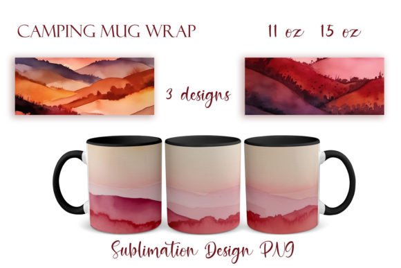 Download Sublimation Packaging Design Camping Mug - Design Collection