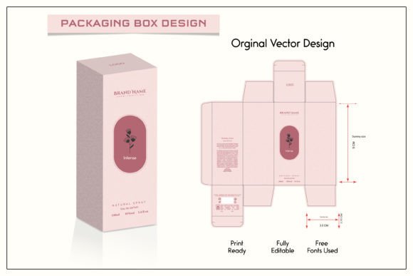 Download Luxury Perfume Box Packaging Design - Design Collection